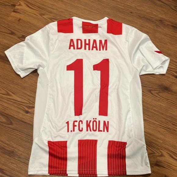 FC Koln Germany soccer/football home jersey Erima REWE player 11 Adham - Picture 5 of 5